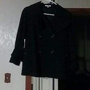 Black rayon jacket
